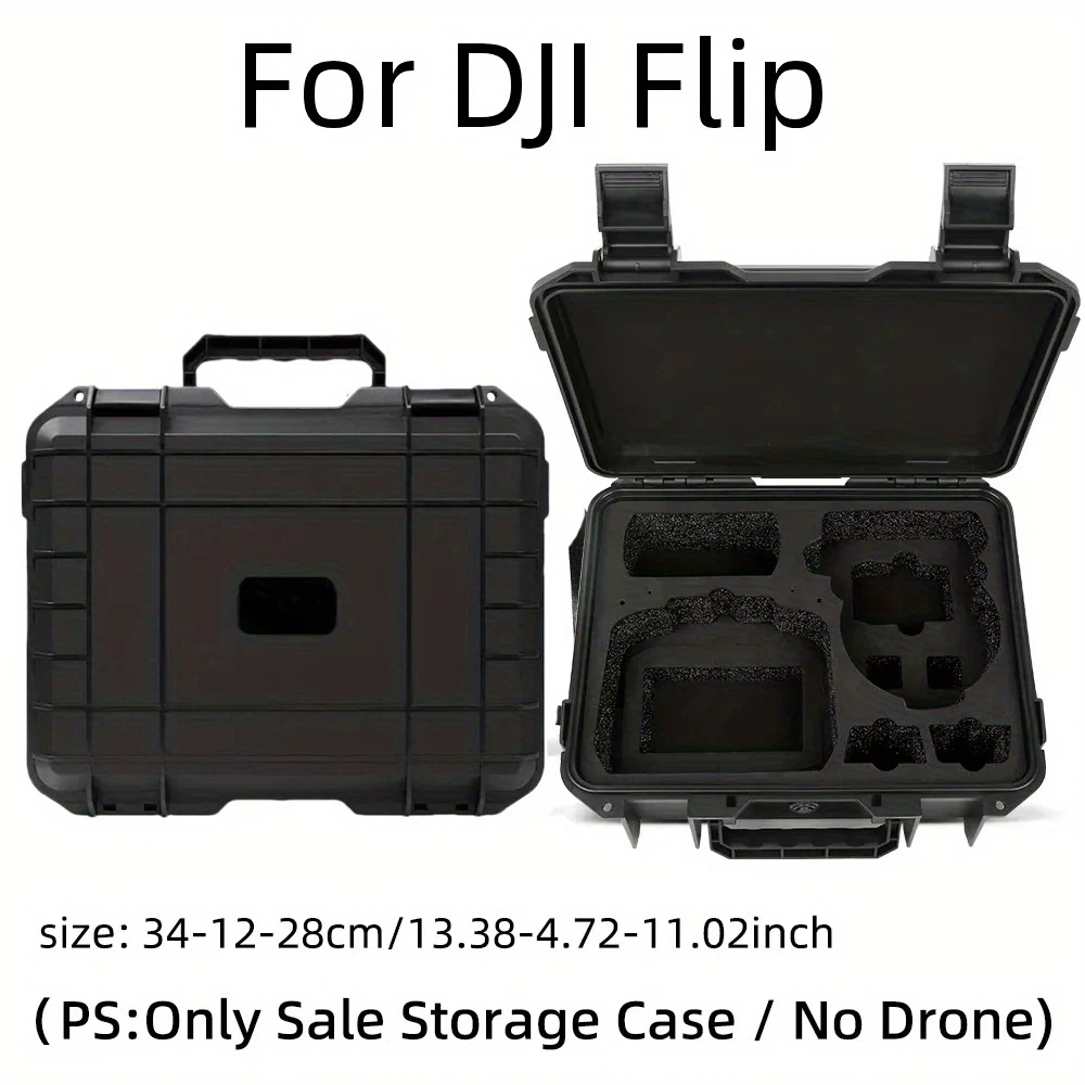 Drone Battery Bag - For DJI Flip Hard-Shell Storage Case,