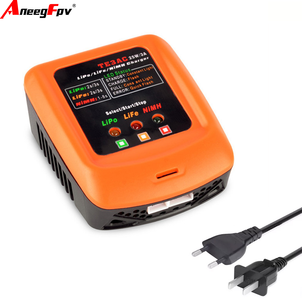 Drone Battery 3S - TE3AC 100V-240V 25W/3A Professional Balance Charger