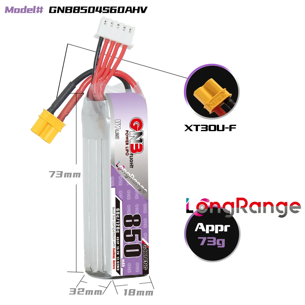 GAONENG GNB LiPo Battery 850mA - Drone Battery 3S review and price