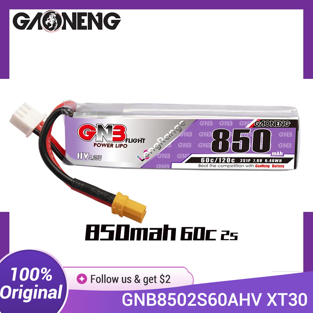 GAONENG GNB LiPo Battery 850mA - Drone Battery 3S review and price