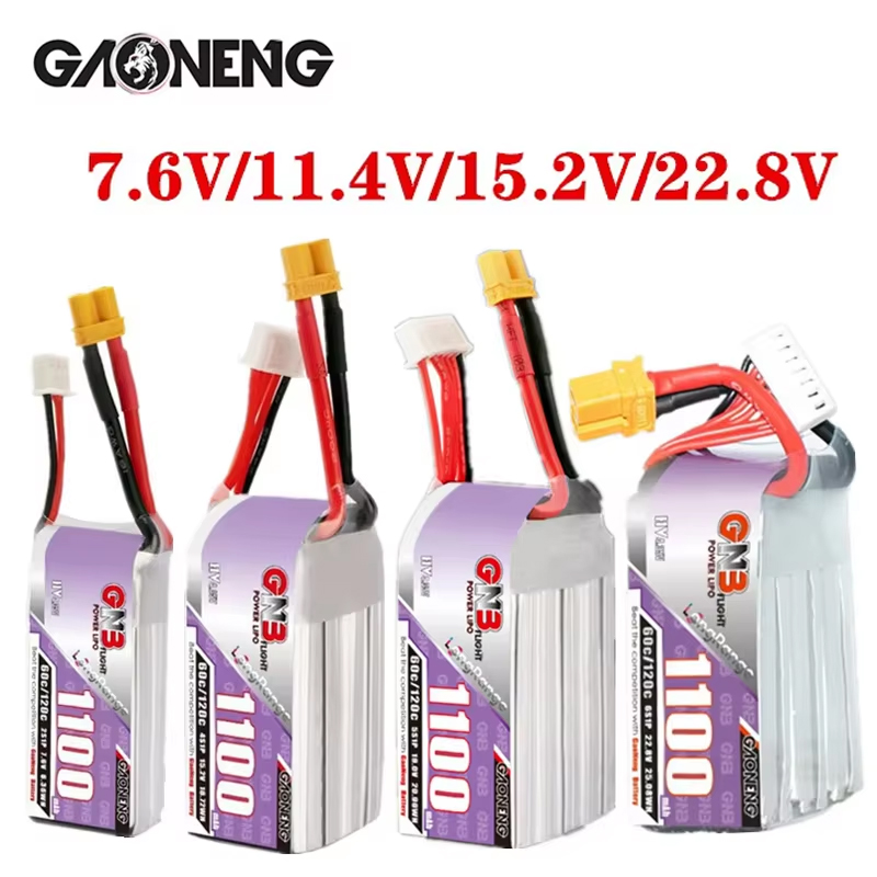GNB 1100mAh 2S 3S 4S 6S 60C/12 - Drone Battery Lipo review and price