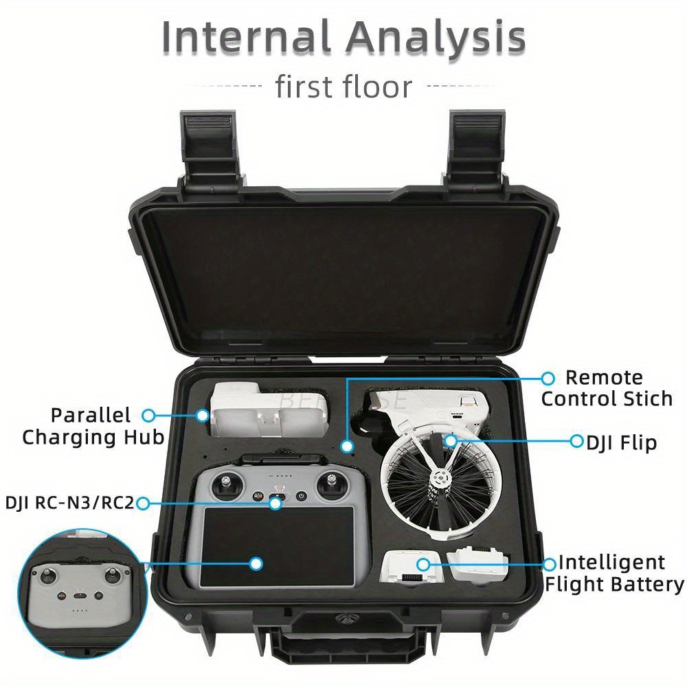 For DJI Flip Hard-Shell Storag - Drone Battery Bag review and price